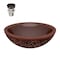 Anzzi Theban 16" Handmade Vessel Sink in Polished Antique Copper BS-011 - alternate 1